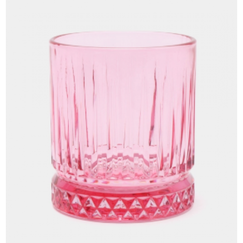 Стакан низкий Enioy pink 350 мл. розовый SL D 305 (цена за 1 шт/ уп6шт)